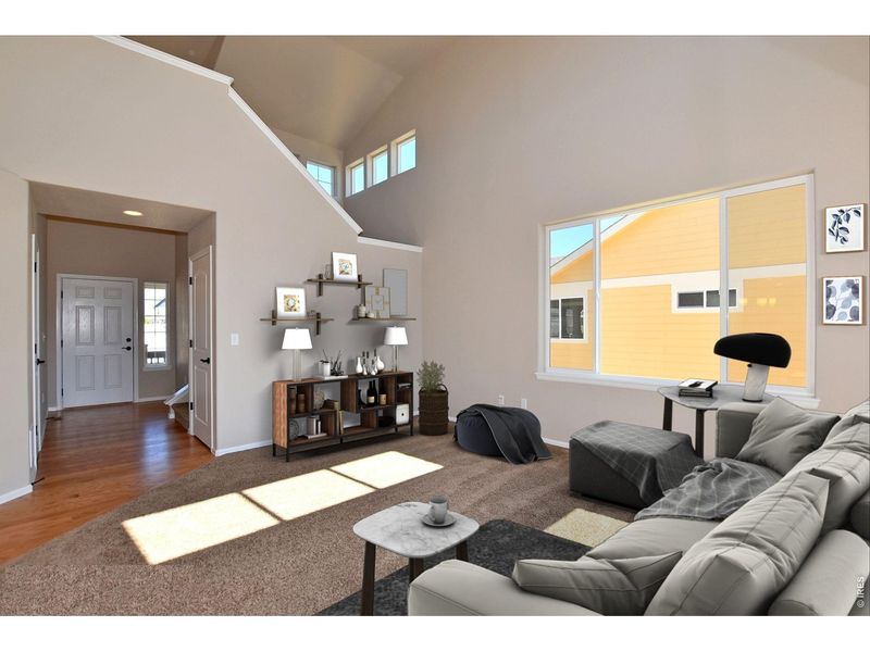Furnished interior view inside a new home in Union Colony West, Greeley (Image 11).