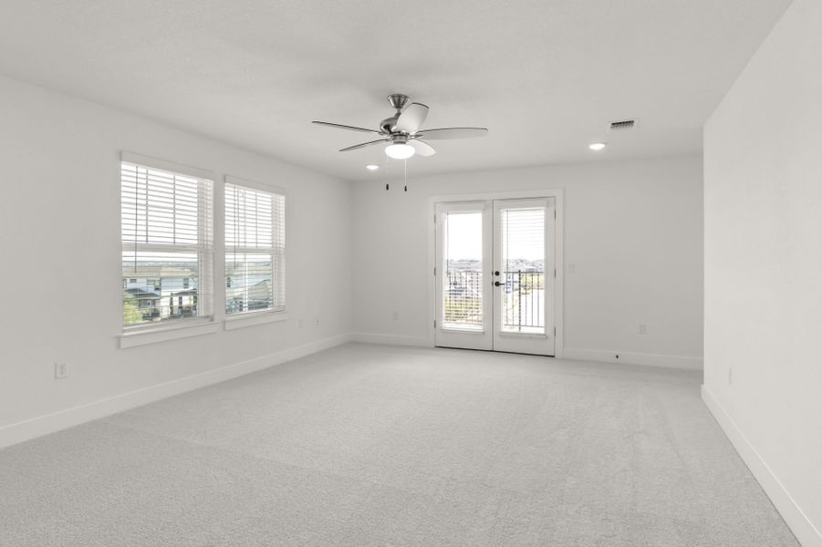 Spacious, unfurnished interior of a new home in Easton Park, Austin (Image 20).