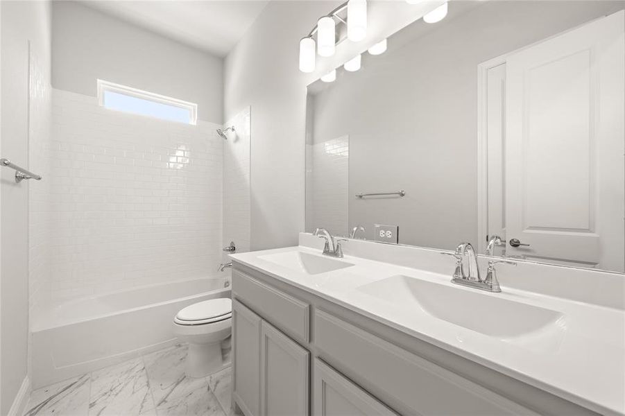 Dual Sinks in this additional bathroom Dual Sinks in this additional bathroom