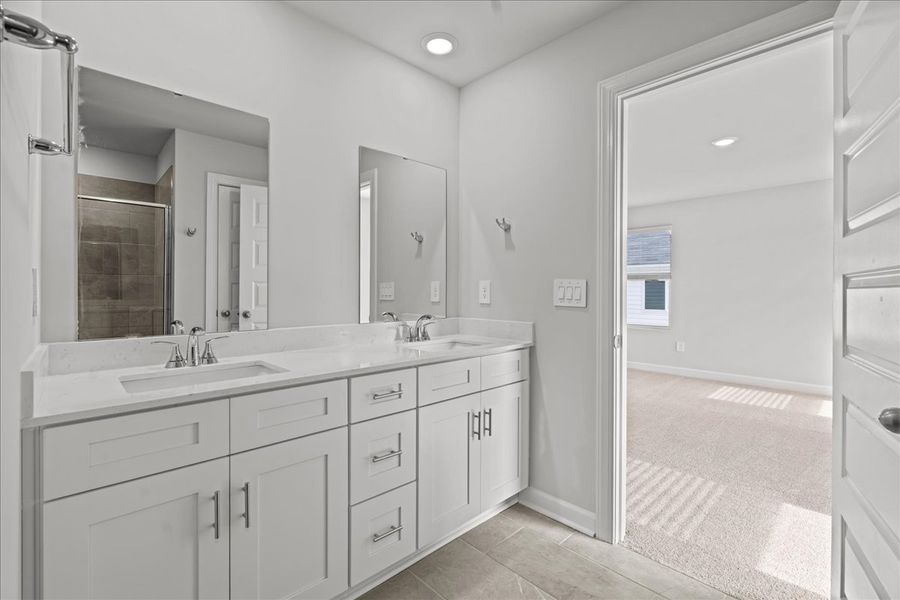Furnished interior view inside a new home in Pleasant Brook, Piedmont (Image 8). Furnished interior view inside a new home in Pleasant Brook, Piedmont (Image 8).