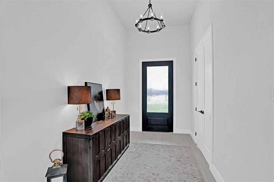 Furnished interior view inside a new home in , Celeste (Image 9).