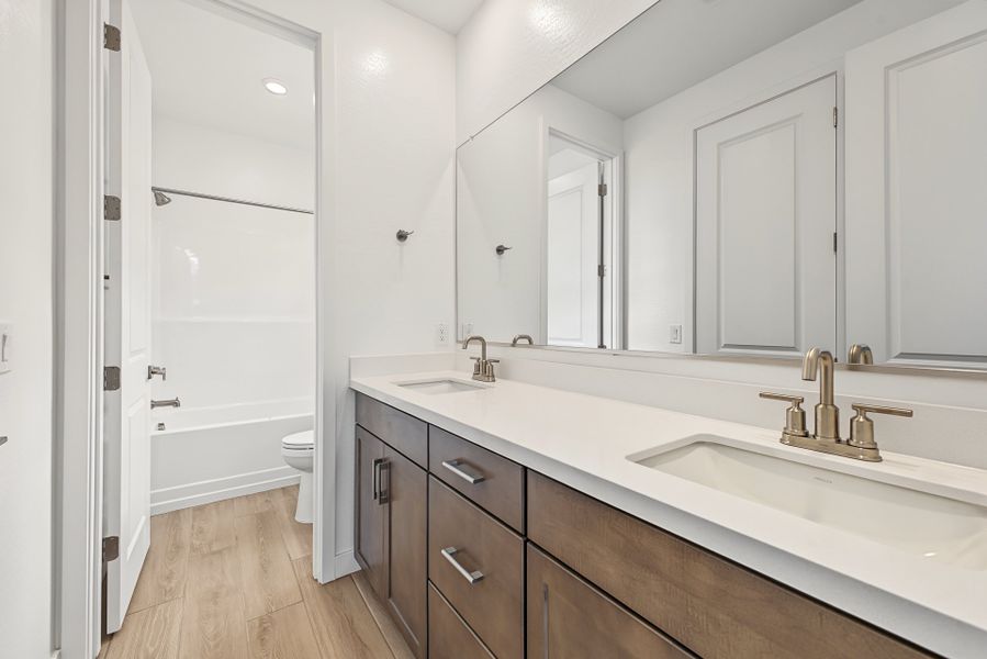 Furnished interior view inside a new home in Bella Storia, Gilbert (Image 8).