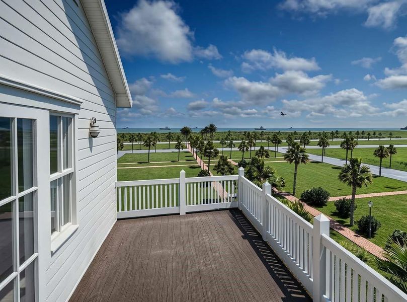 Exterior details and patio area of a home in , Galveston (Image 2). Exterior details and patio area of a home in , Galveston (Image 2).