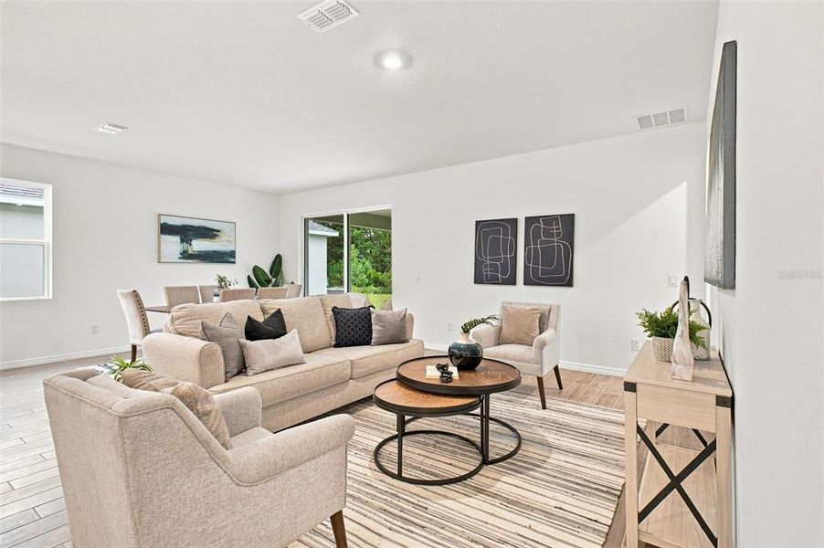 Furnished interior view inside a new home in Brack Ranch, St. Cloud (Image 9).
