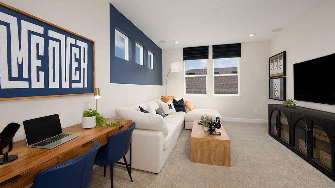 Representative furnished interior of a home built from the Montauk by Taylor Morrison in Sunbridge, Orlando (Image 27).