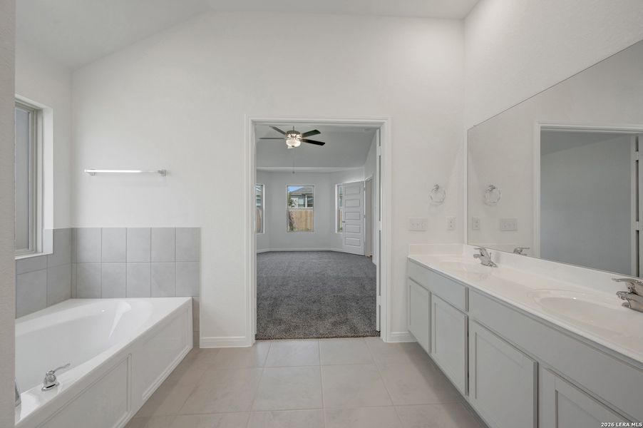 Furnished interior view inside a new home in Paloma Park, Converse (Image 10).