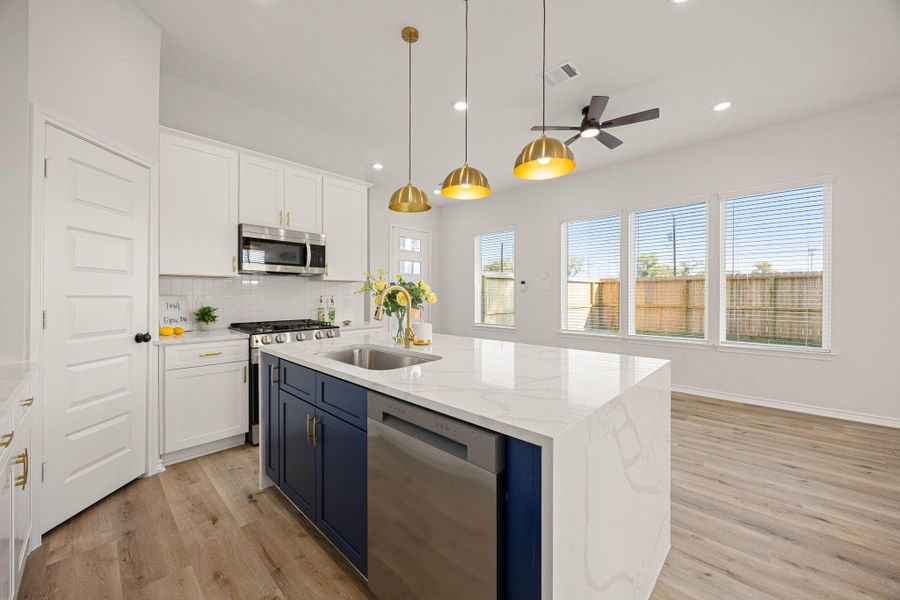 Furnished interior view inside a new home in , Houston (Image 6). Furnished interior view inside a new home in , Houston (Image 6).