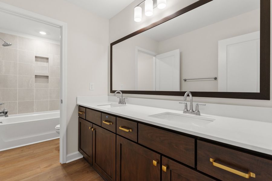 Furnished interior view inside a new home in Cottages at Lake Emory, Inman (Image 14).