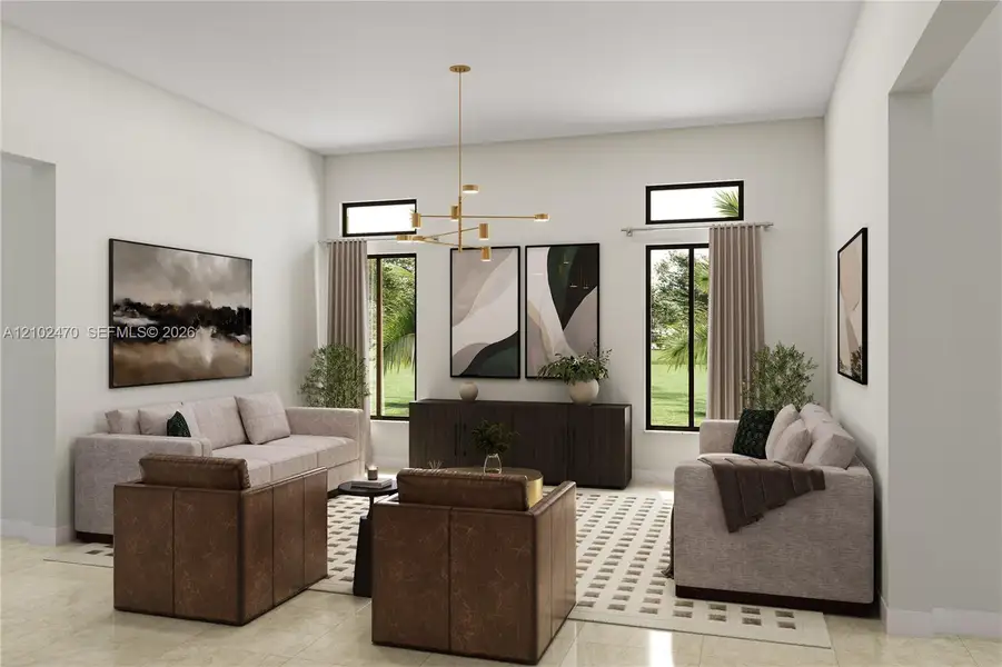 Furnished interior view inside a new home in Parkland Royale, Parkland (Image 3). Furnished interior view inside a new home in Parkland Royale, Parkland (Image 3).