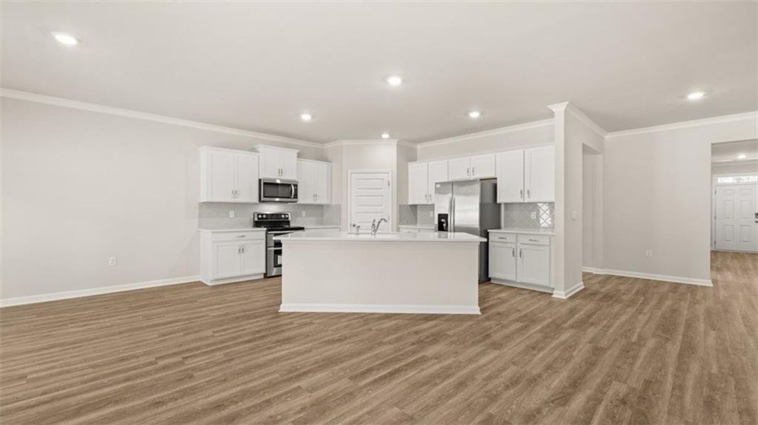 Furnished interior view inside a new home in Kingston Ranch at Lake Oconee, Buckhead (Image 4).