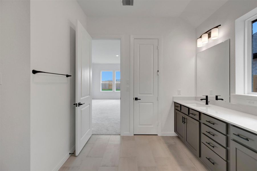 Furnished interior view inside a new home in Jordan Ranch - Terrace Collection, Fulshear (Image 7).