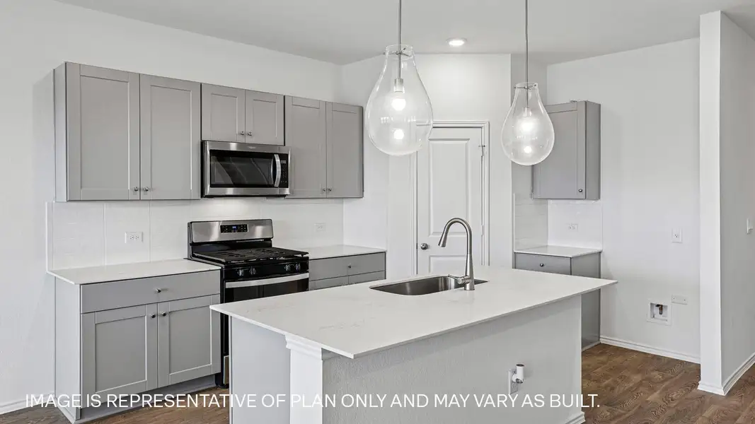 Furnished interior view inside a new home in Valverde, Bastrop (Image 6).