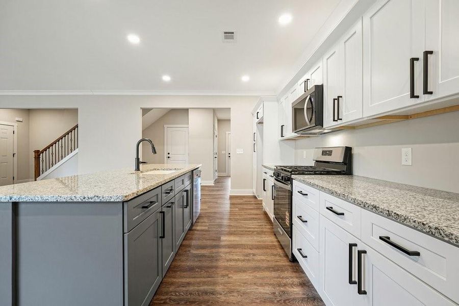 Furnished interior view inside a new home in , Acworth (Image 11).