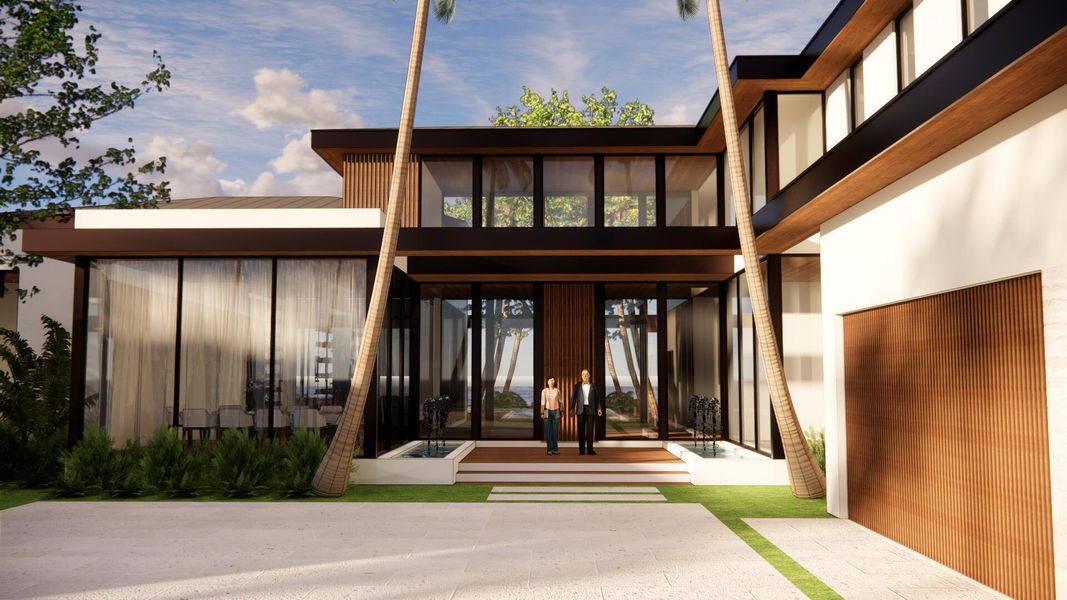 Exterior details and patio area of a home in , Palm Beach Gardens (Image 4).