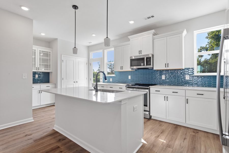 Furnished interior view inside a new home in Renaissance at White Oak, Garner (Image 6). Furnished interior view inside a new home in Renaissance at White Oak, Garner (Image 6).