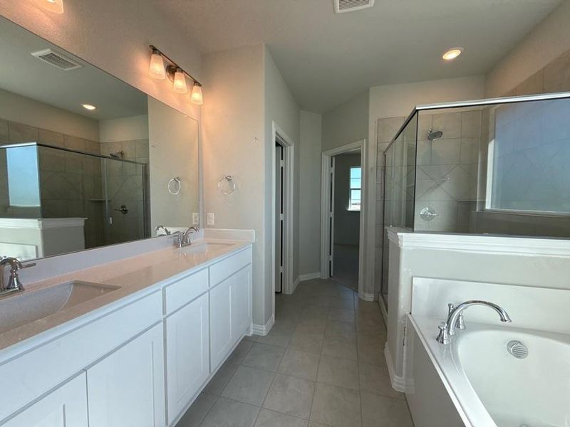 Furnished interior view inside a new home in Clear Sky Addition, Valley View (Image 3). Furnished interior view inside a new home in Clear Sky Addition, Valley View (Image 3).