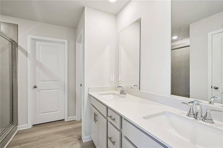 Furnished interior view inside a new home in Martin Springs - Reserve Series, Lawrenceville (Image 12). Furnished interior view inside a new home in Martin Springs - Reserve Series, Lawrenceville (Image 12).