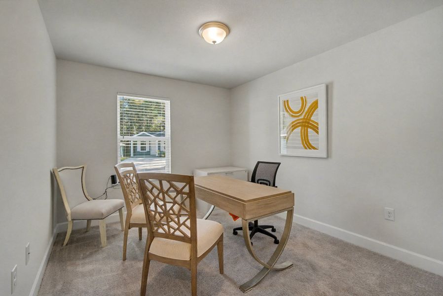 Representative furnished interior of a home built from the Plan 1250 by Adams Homes in Turtle Creek, Cantonment (Image 9).