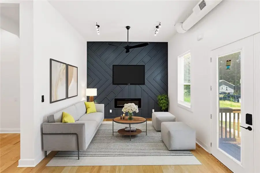 Furnished interior view inside a new home in , Atlanta (Image 5).