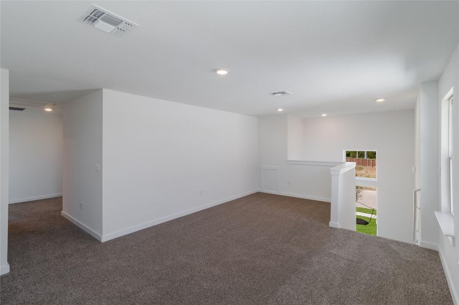 Spacious, unfurnished interior of a new home in Trails at Wildhorse, Austin (Image 13).