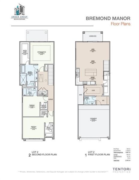 Color Rendering Representation of the Home's Floorplan