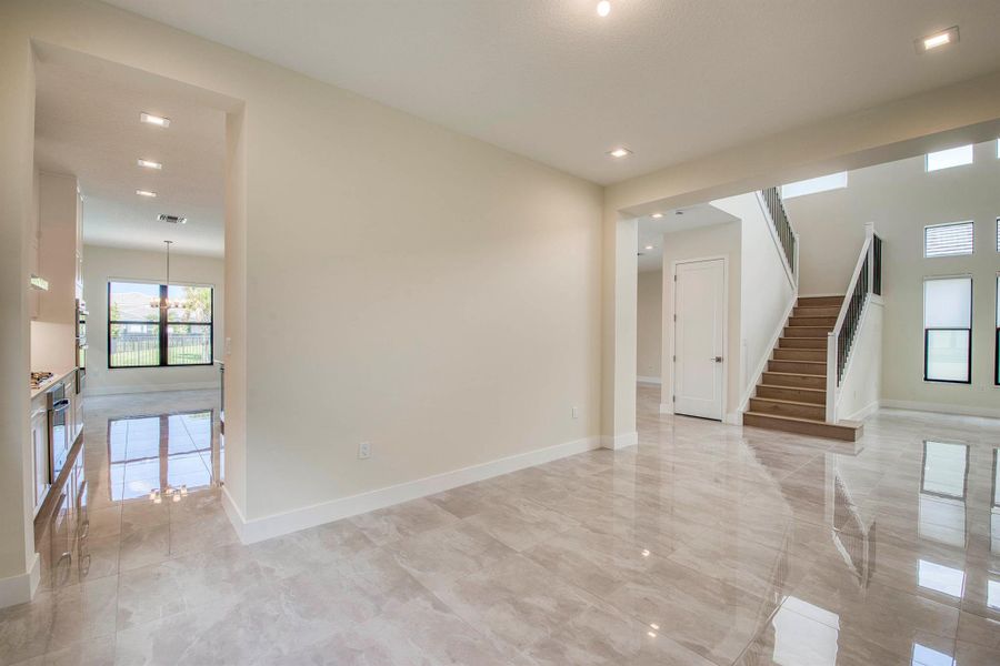 Furnished interior view inside a new home in Apex at Avenir, Palm Beach Gardens (Image 23).
