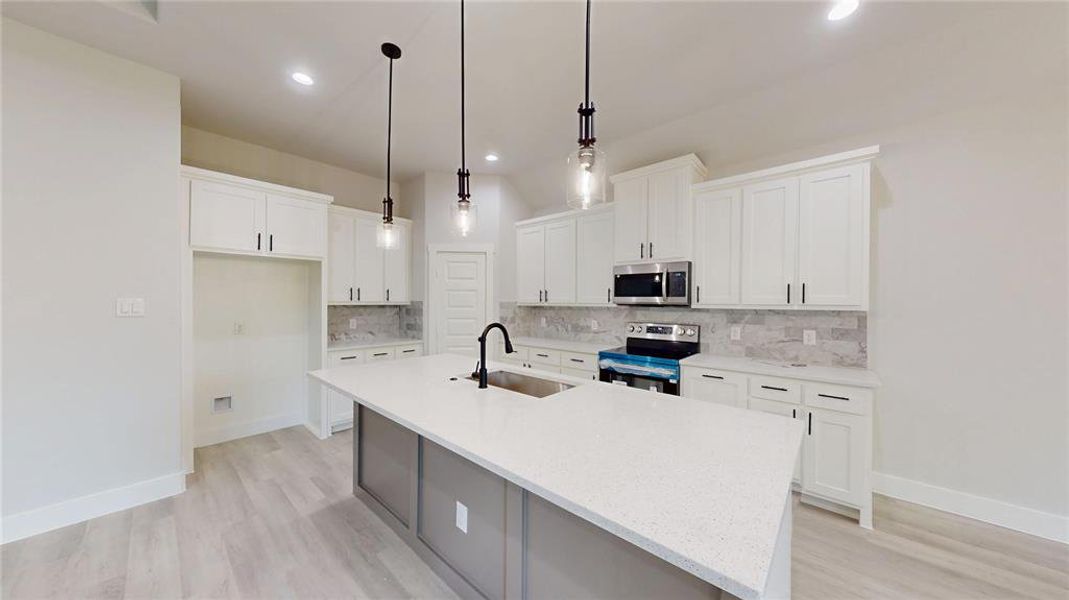 Furnished interior view inside a new home in , Fort Worth (Image 3).