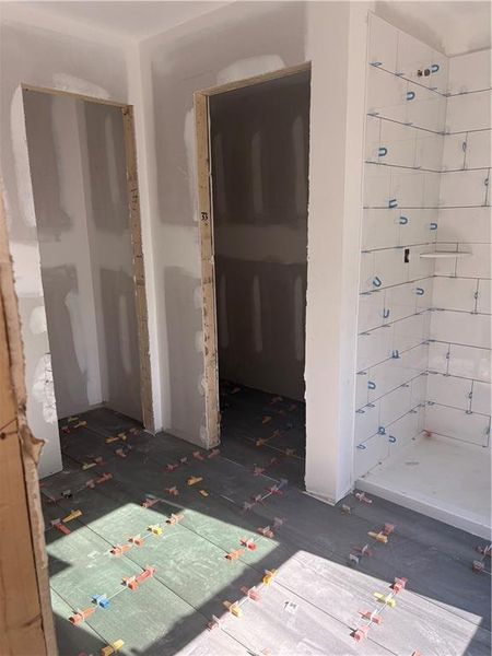 In-progress construction of a new home in River Walk Place, Lawrenceville, GA (Image 31).