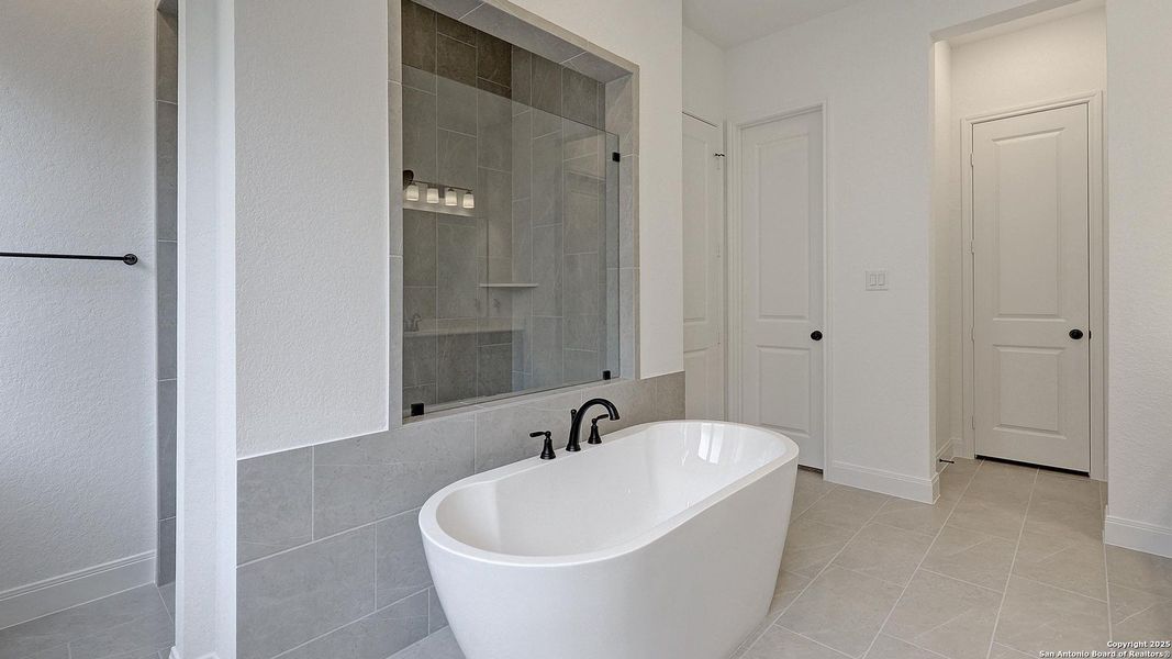 Furnished interior view inside a new home in Kallison Ranch 60', San Antonio (Image 4).