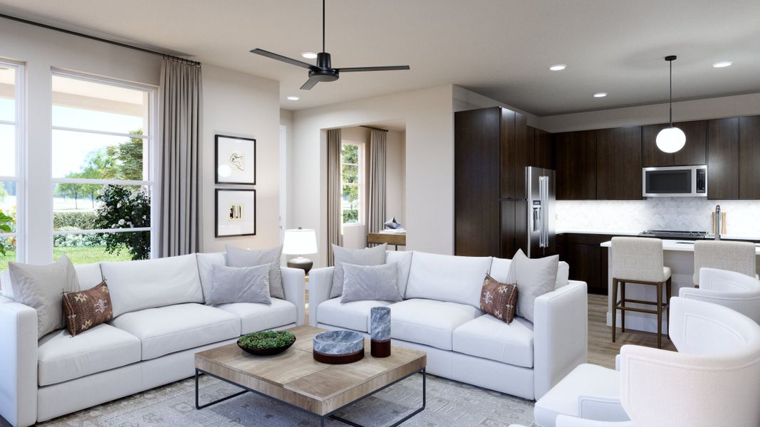 Representative furnished interior of a home built from the 3 by Trumark Homes in Trumark Homes at Sterling Ranch, Littleton (Image 39).