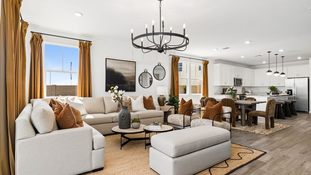 Representative furnished interior of a home built from the Dune by D.R. Horton in Westpark, Buckeye (Image 20).