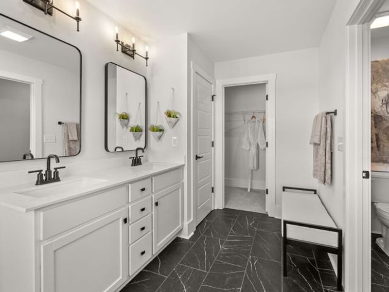 Representative furnished interior of a home built from the Riley by True Homes in Wendell Springs, Wendell (Image 18).