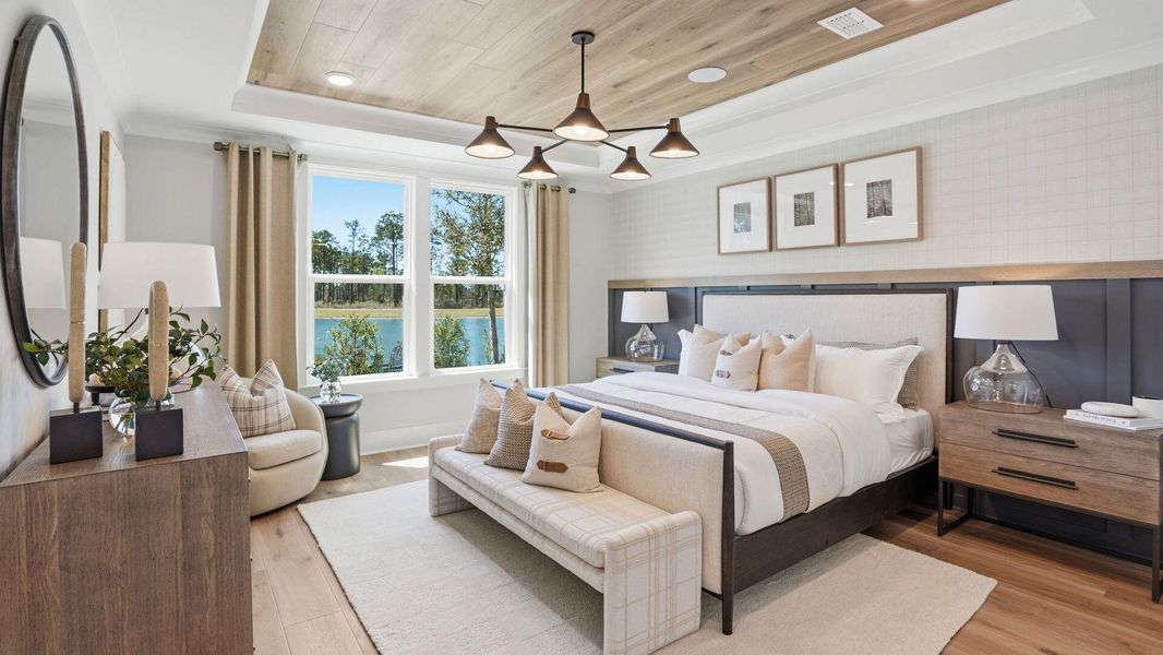 Furnished interior view inside a new home in Point Hope, Charleston (Image 5).