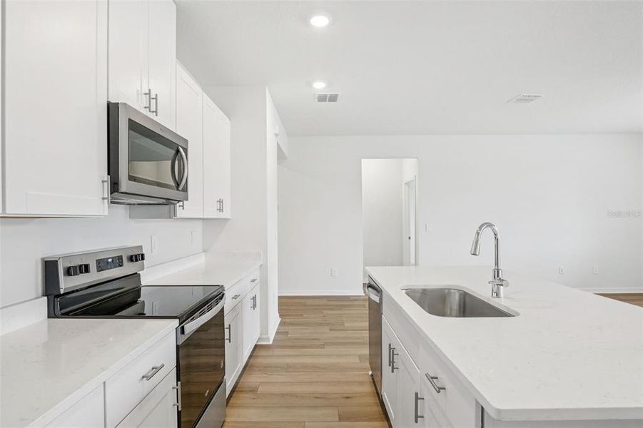 Furnished interior view inside a new home in Two Rivers - Classic Series, Zephyrhills (Image 28).