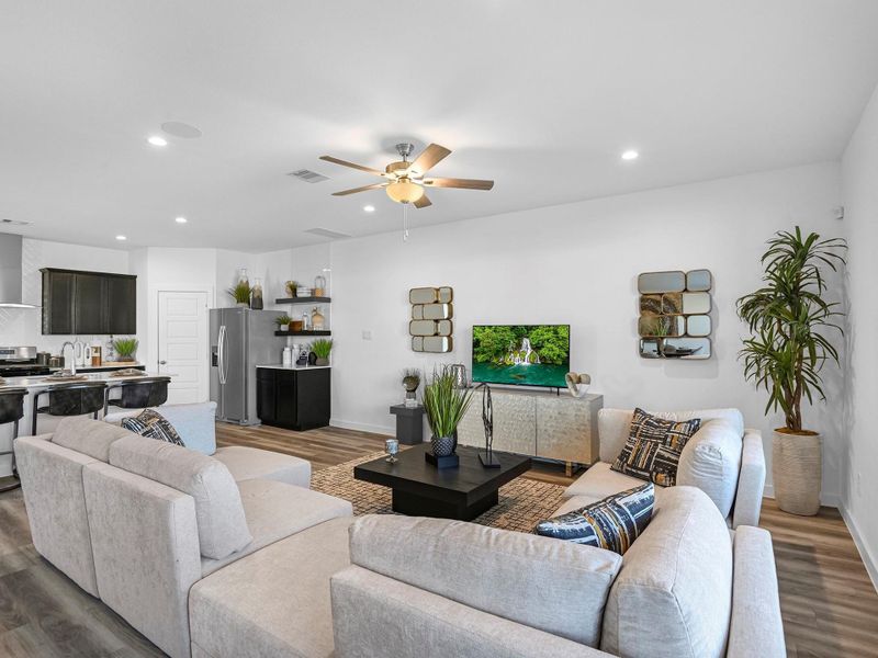 Furnished interior view inside a new home in City Gate North, Houston (Image 16). Furnished interior view inside a new home in City Gate North, Houston (Image 16).