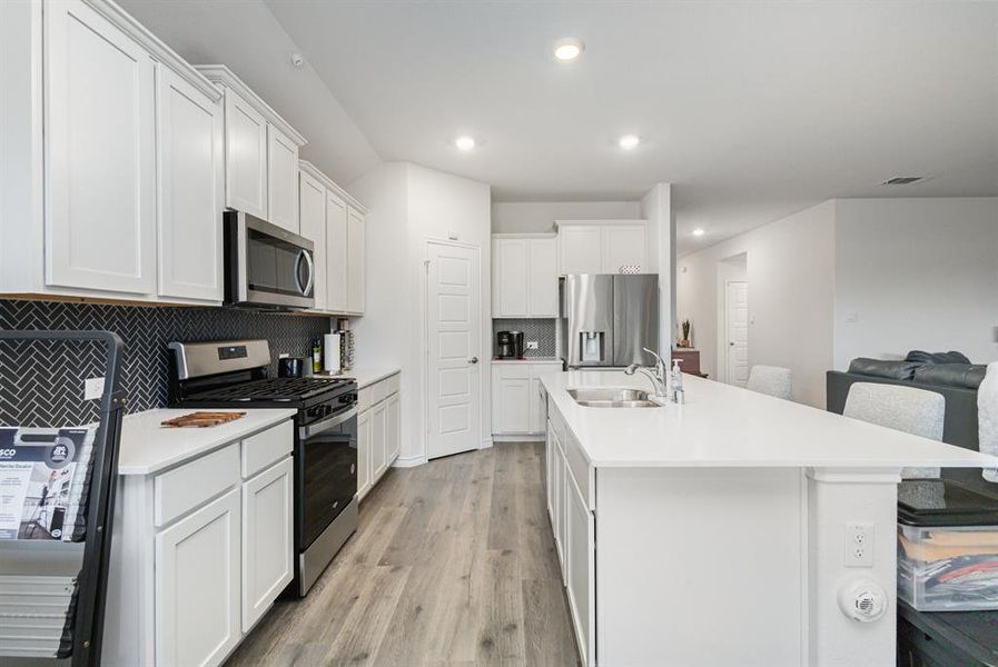 Furnished interior view inside a new home in Trailstone, Caddo Mills (Image 15). Furnished interior view inside a new home in Trailstone, Caddo Mills (Image 15).