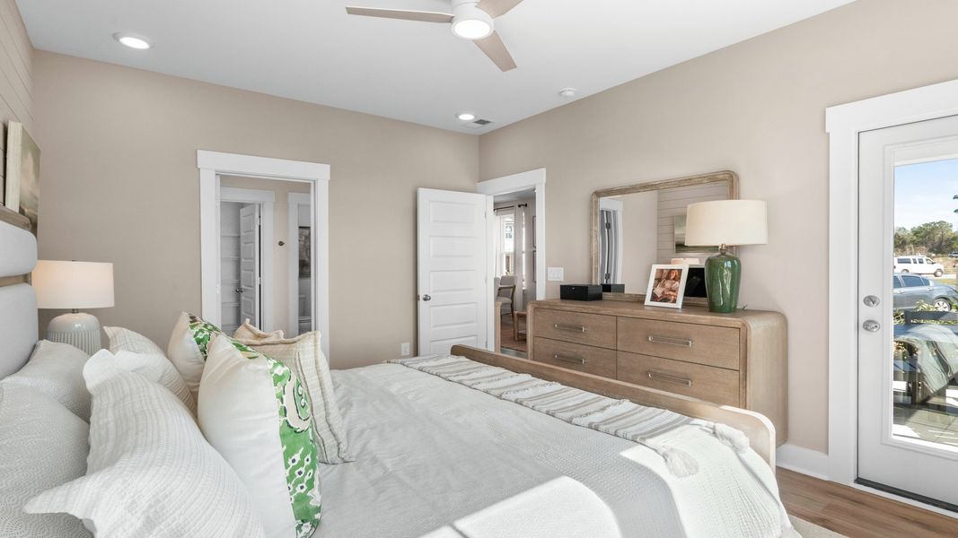 Furnished interior view inside a new home in Indigo at the Preserve, Longs (Image 12).