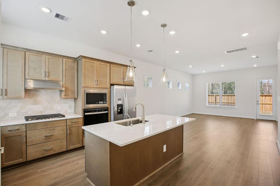 Furnished interior view inside a new home in Pinewood Trails - Luxe Series, Atascocita (Image 8).