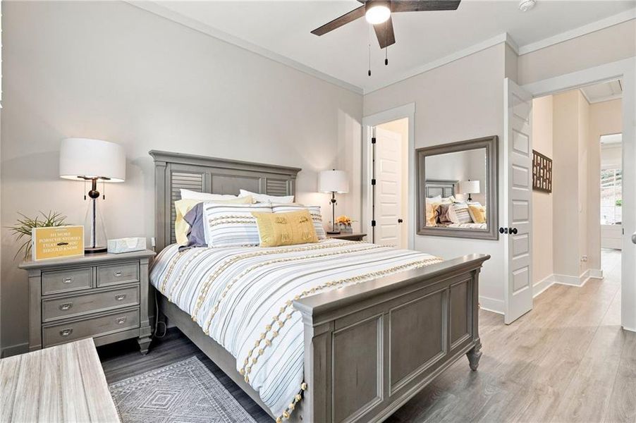 Furnished interior view inside a new home in , Ball Ground (Image 16). Furnished interior view inside a new home in , Ball Ground (Image 16).