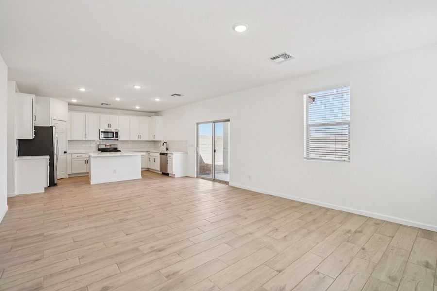 Kitchen and Great Room - Not actual home - Floorplan Demonstration only Kitchen and Great Room - Not actual home - Floorplan Demonstration only