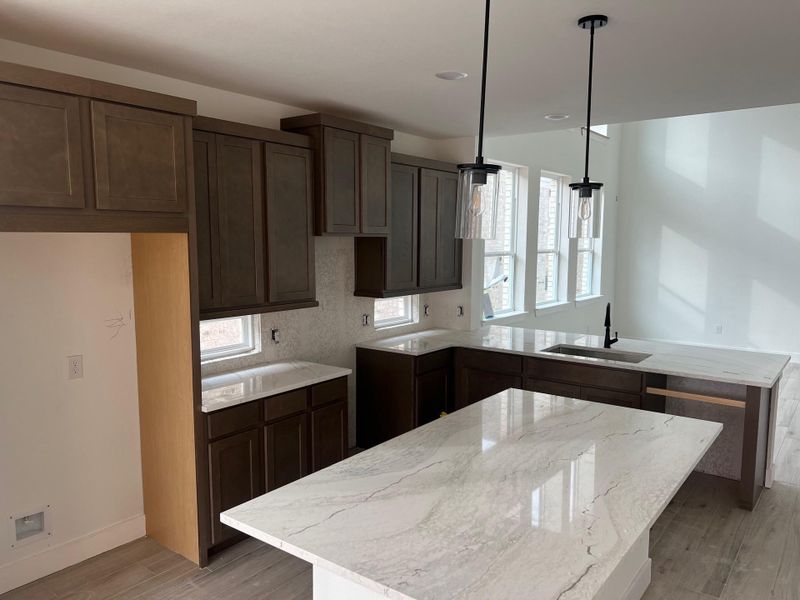 Furnished interior view inside a new home in Wood Leaf Reserve, Tomball (Image 9).