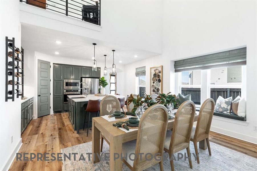 Furnished interior view inside a new home in Wellington, Haslet (Image 32).