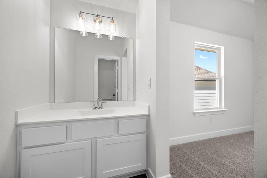 Furnished interior view inside a new home in Parmer Ranch - 60', Georgetown (Image 9).