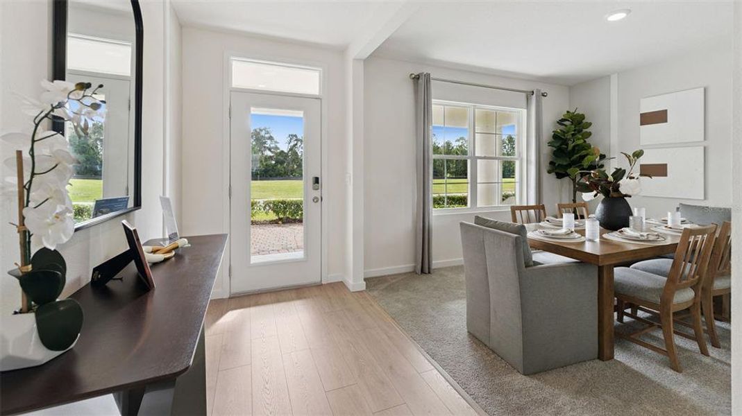Furnished interior view inside a new home in , St. Cloud (Image 2).