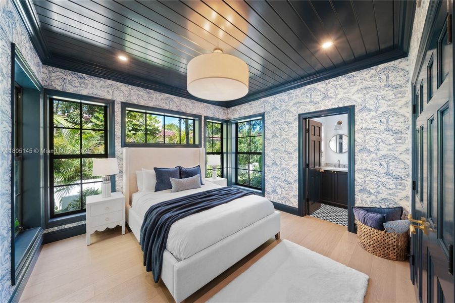 Furnished interior view inside a new home in , Miami (Image 8).