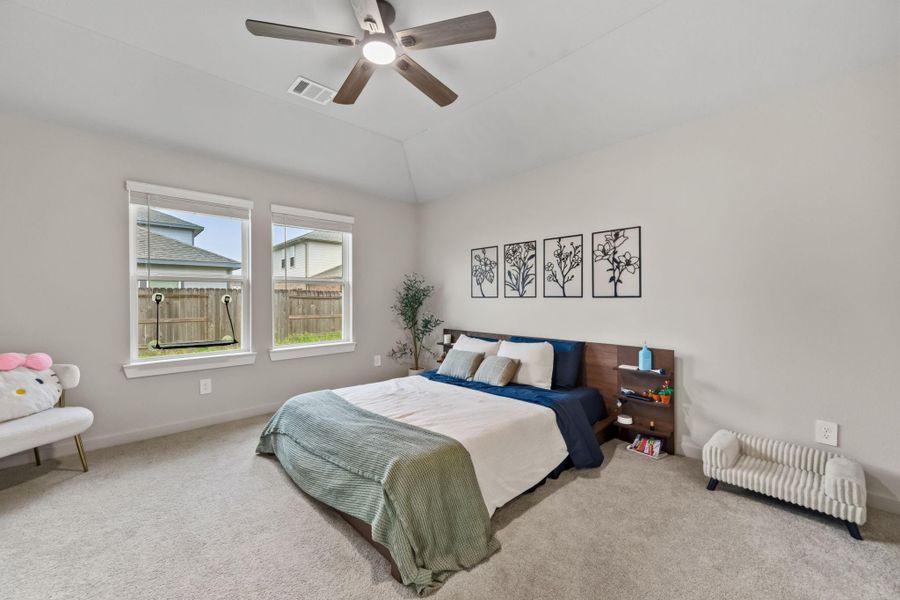 Furnished interior view inside a new home in Heights of Barbers Hill, Mont Belvieu (Image 14).