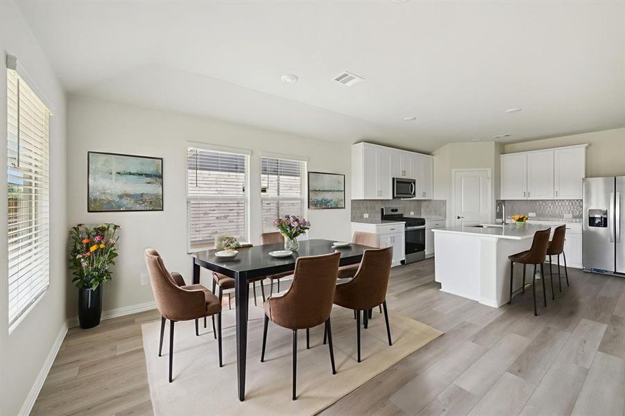 Photo is not of the actual home, but is an inspirational photo of builder’s model home and may depict options, furnishings, and/or decorator features that are not included.