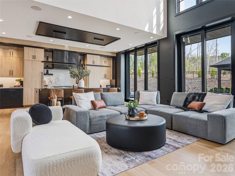 Furnished interior view inside a new home in , Asheville (Image 6).