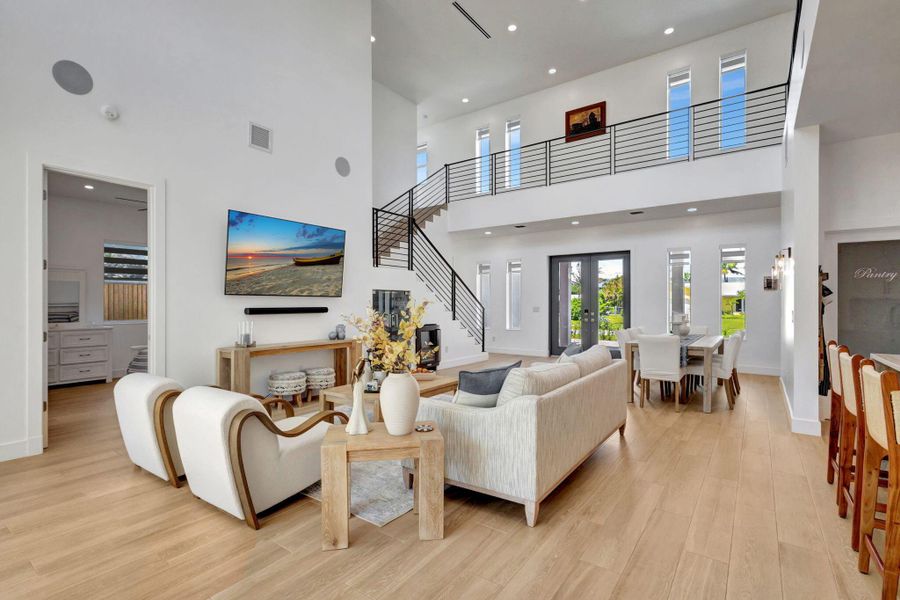 Furnished interior view inside a new home in , North Palm Beach (Image 84). Furnished interior view inside a new home in , North Palm Beach (Image 84).