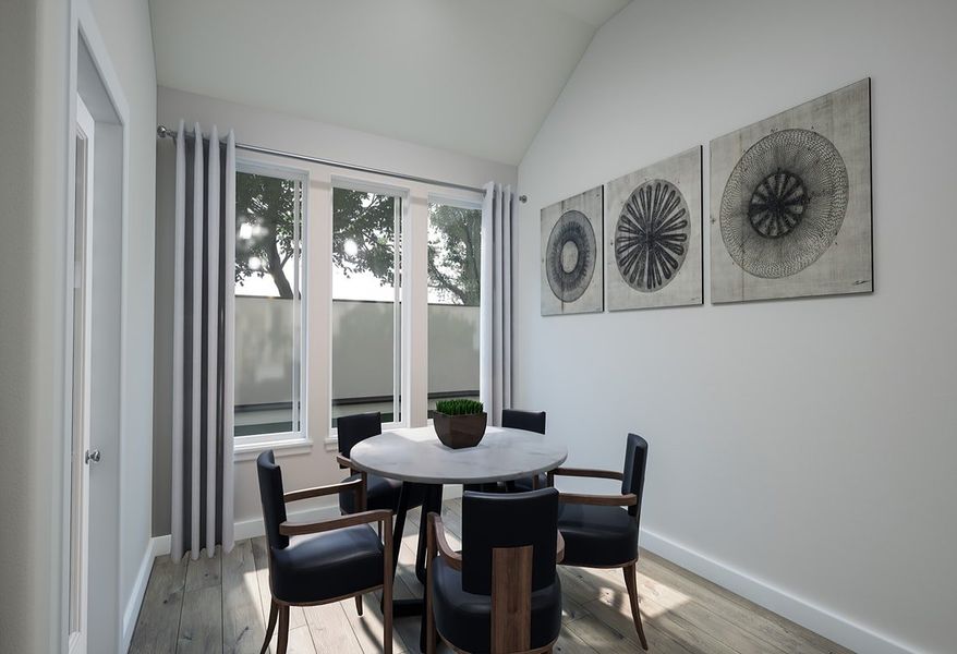 Representative furnished interior of a home built from the Madison by Tri Pointe Homes in Painted Tree, McKinney (Image 8).